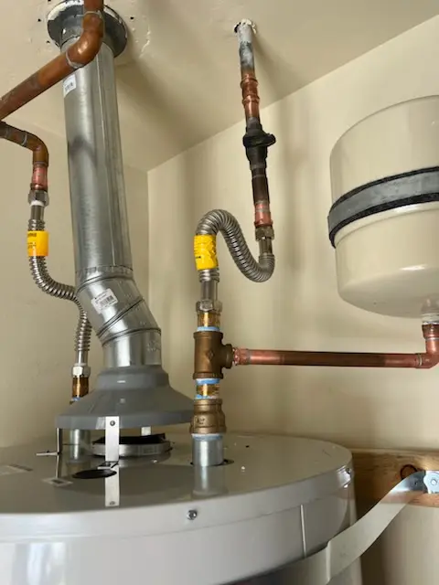 Water heater installation and plumbing repair in Blue Bell